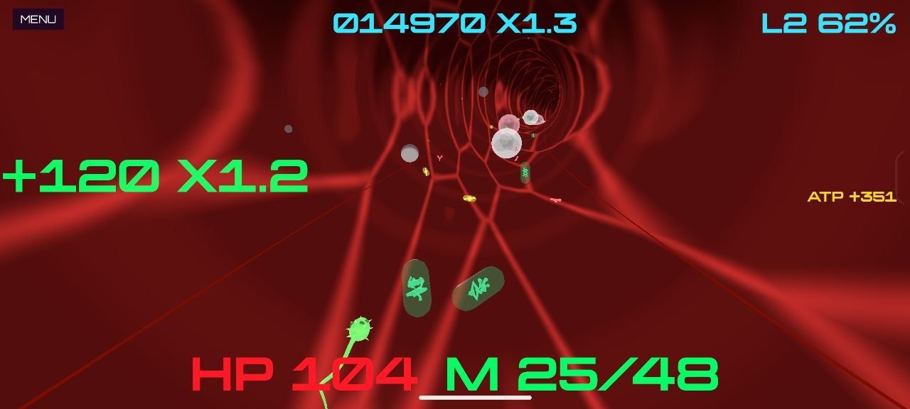 MULTIPLIER STACK · HP 104 OVERHEAL