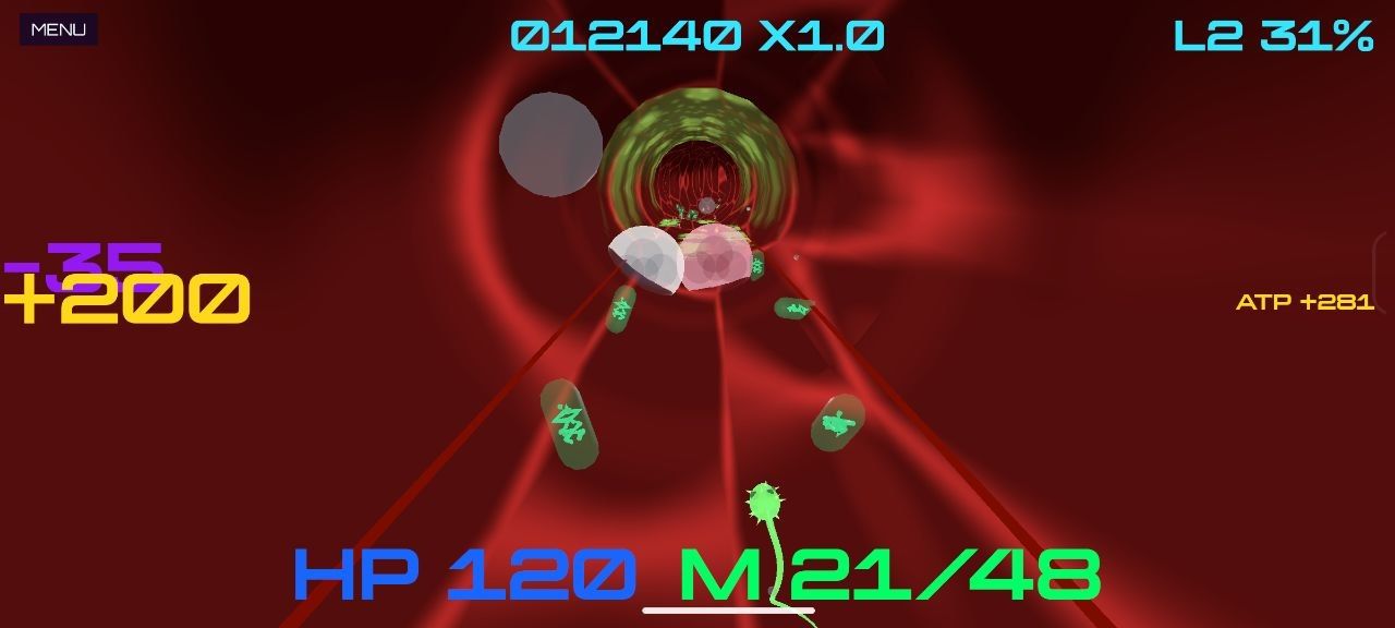 LEVEL TRANSITION · +200 MEGAHEALTH